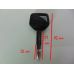 Болванка ключа Honda с HISS cb1300, cb400, x4, cbr900, cbr929,cbr 1000 и другие